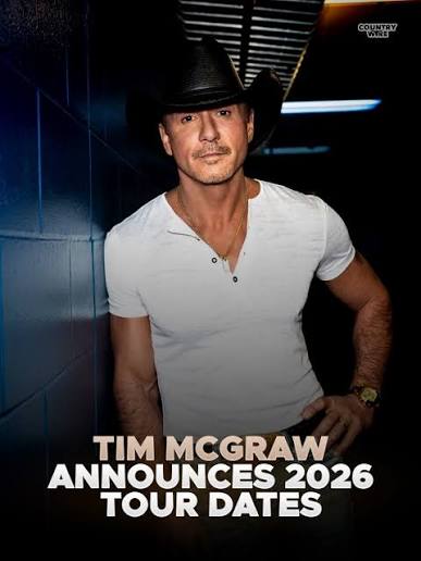 Tim McGraw concert tour poster 2026